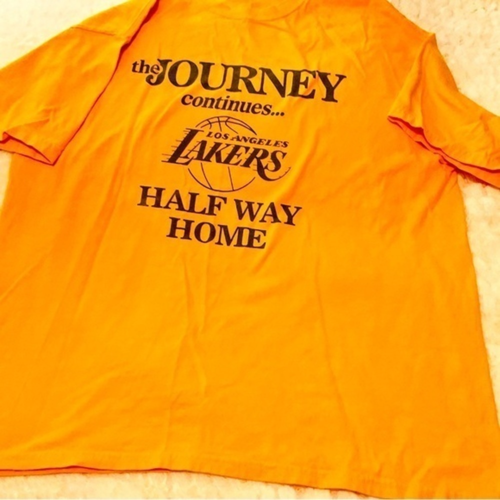 Los Angeles Lakers Limited Edition T-Shirt 2009 Playoffs XL Cotton Laker Gold